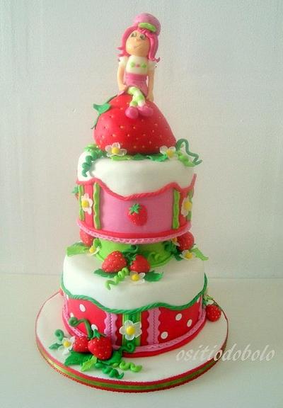 My "Strawberry shortcake" - Cake by O Sítio do Bolo  (by Sónia Machado)