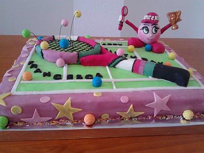 CAKE TENNIS - Cake by Camelia