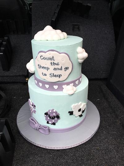 Count the Sheep & Go to Sleep - Cake by Sweets By Monica