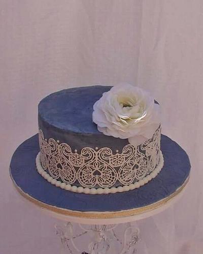 Sugar lace cake  - Cake by palakscakes