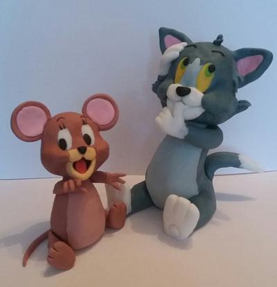 Tom and Jerry as baby's ❤❤❤ - Cake by Petra