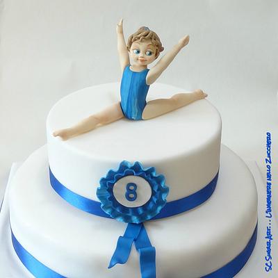 gymnastic cake - Cake by Sc Sugar Art L'ingegnere nello Zucchero