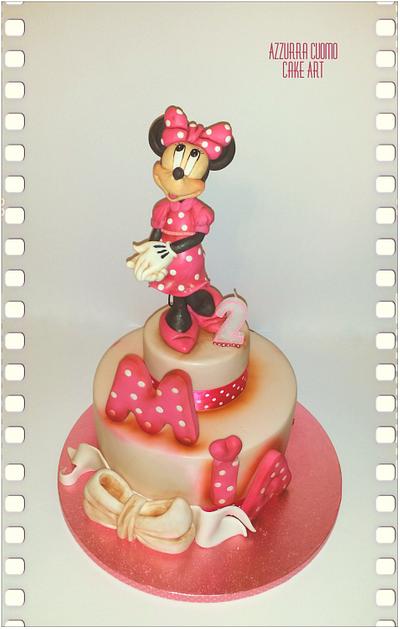 Mia's Minnie cake!!!♡♡♡ - Cake by Azzurra Cuomo Cake Art