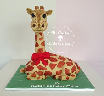 3-D Giraffe Cake - Cake by The Empire Cake Company