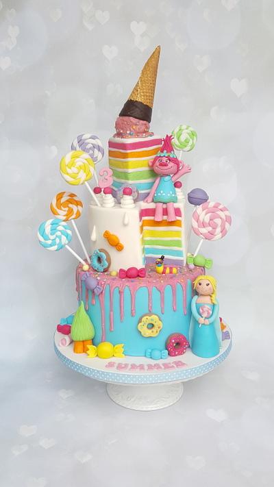 Trolls cake - Cake by Vanilla Iced 