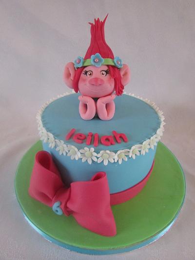 poppy troll - Cake by jen lofthouse