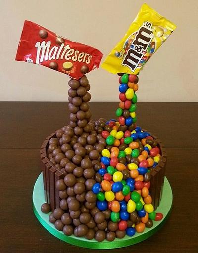 Gravity Defying Chocolate Cake  - Cake by Tracey