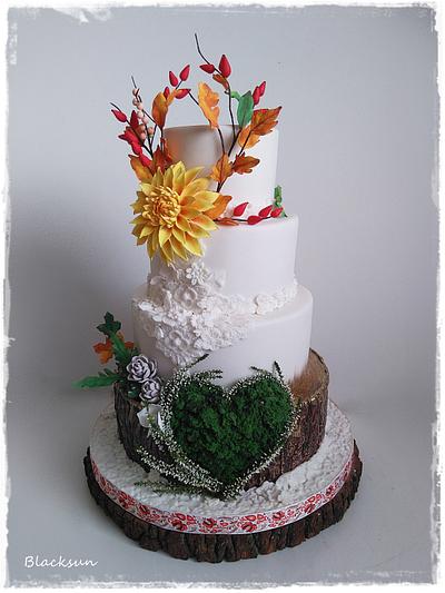 Wedding cake :)  - Cake by Zuzana Kmecova