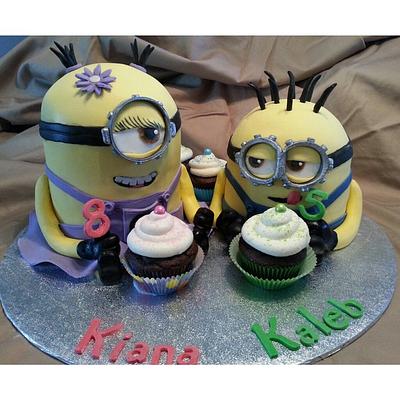 3D Minion Birthday cake - Cake by Carol