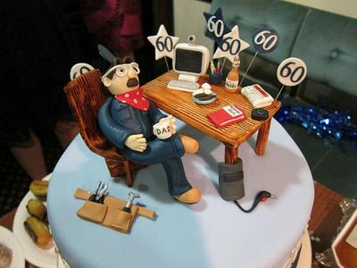 60th Birthday Cake  - My Dad - Cake by Julie
