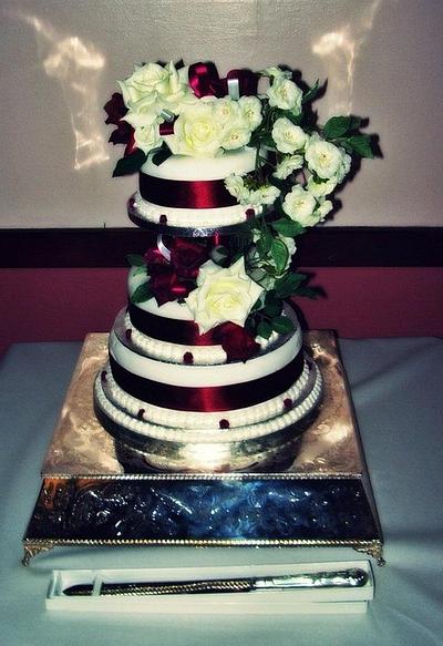 first wedding cake  - Cake by Time for Tiffin 