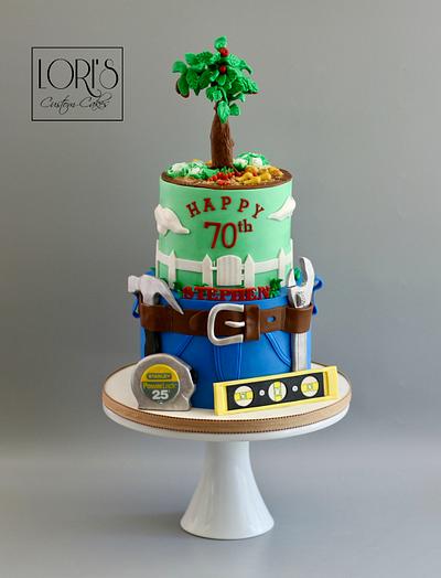 Garden Tool Party - Cake by Lori Mahoney (Lori's Custom Cakes) 