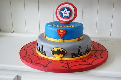superhero Cake - Cake by Nadine Tyrrell