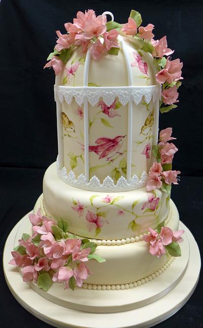Bird cage cake - Cake by Galatia