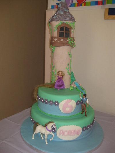 Tangled Theme Cake - Cake by Martine Curry
