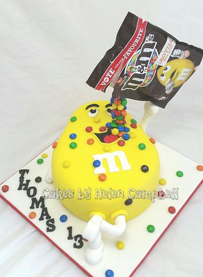 M&m cake - Cake by Helen Campbell