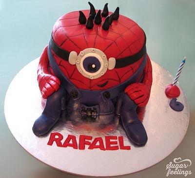 Spiderman Minion - Cake by Sugar feelings