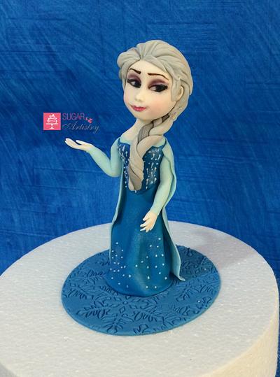 Elsa - Cake by D Sugar Artistry - cake art with Shabana