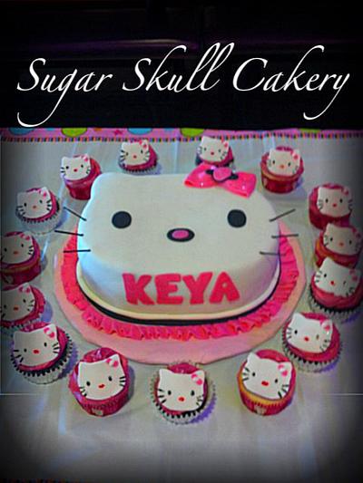 Hello Kitty Cake & Cupcakes - Cake by Shey Jimenez