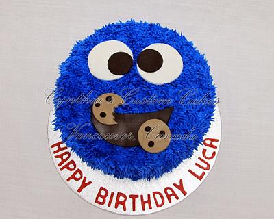 Cookie Monster! - Cake by Cynthia Jones