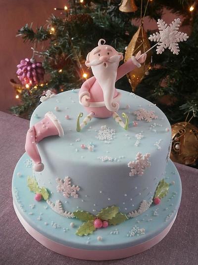 Santa Claus in Pink - Cake by Il Laboratorio Di Raffy