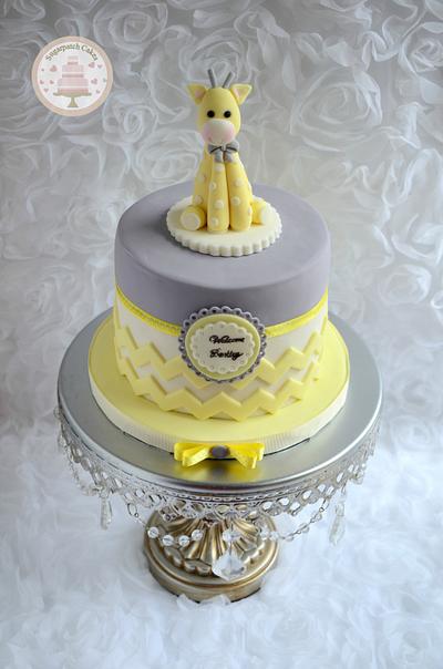Welcome Baby Bentley - Cake by Sugarpatch Cakes