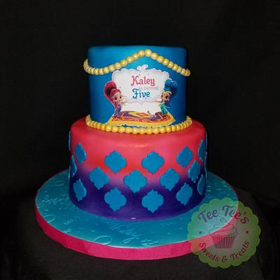 Shimmer and shine - Cake by Tee Tee's Sweets