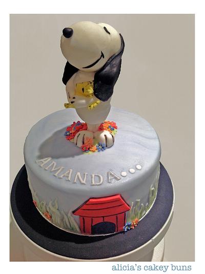 Snoopy and friend  - Cake by Alicia's CB