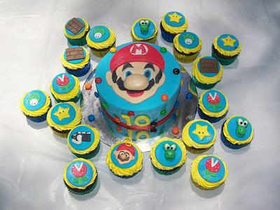 Super Mario Bros cakes  - Cake by The Custom Piece of Cake
