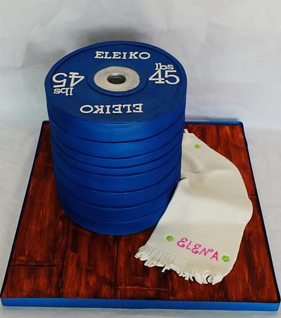 ELEIKO "PLATES" BIRTHDAY CAKE - Cake by Enza - Sweet-E
