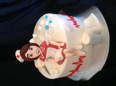 Nurse retirement cake  - Cake by Claire