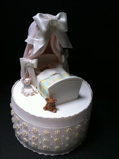 Christening Cake - Cake by DollysSugarArt