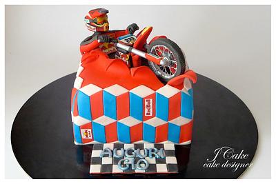 motocross cake - Cake by JCake cake designer