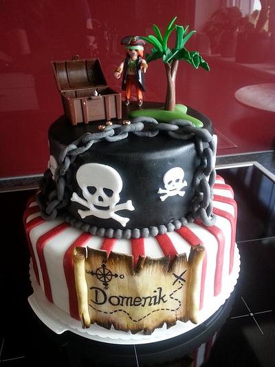 Pirate-Cake for Domenik - Cake by Monika Klaudusz