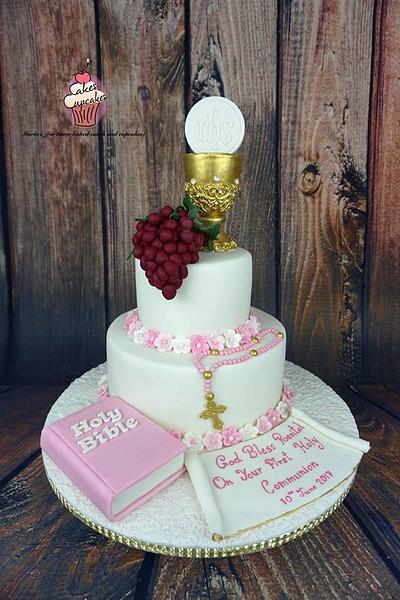 First Holy Communion Cake - Cake by Maria's