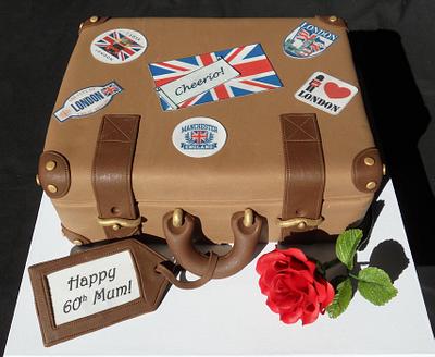 Suitcase to London! - Cake by Cindy Underwood