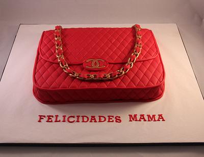 2D Chanel Purse Cake  - Cake by THE CAKE PROJECT MADRID