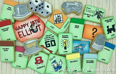 Monopoly Birthday Cookies - Cake by CookiesByCourtney