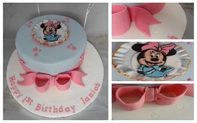 Mini mouse birthday cake - Cake by Pauline flash
