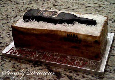 Wine Box Cake - Cake by Simply Delicious Cakery