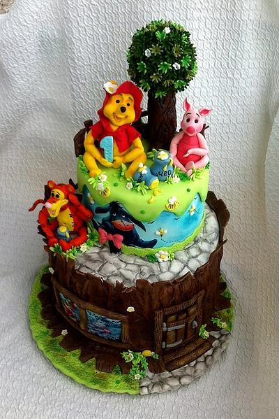 Winnie the Pooh and friends - Cake by Ditsan