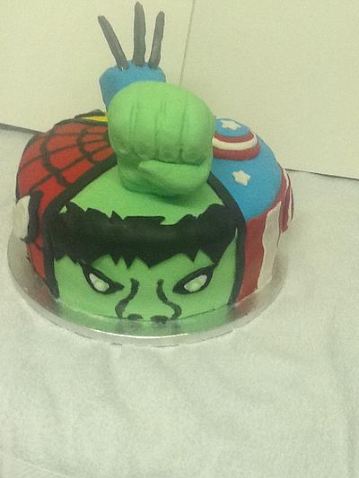 Superhero cake 2 - Cake by Andypandy