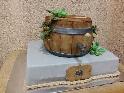 Barrel of beer - Cake by ZuzanaHabsudova