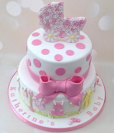 Baby Shower Cake - Cake by Yvonne Beesley