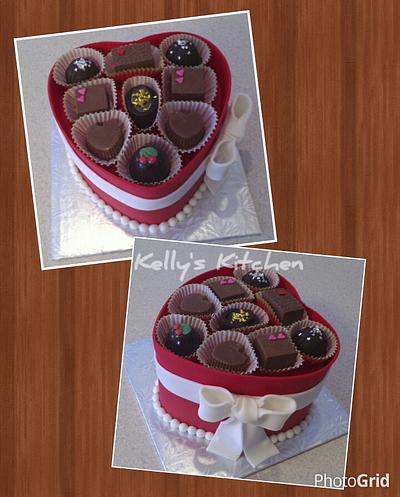 Box of Chocolates Cake - Cake by Kelly Stevens