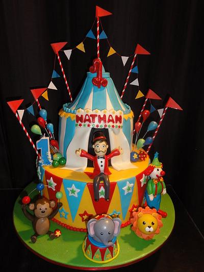 Circus Cake  - Cake by Melissa G