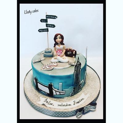 Yoga teacher - Cake by Llady
