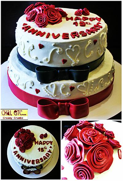 Anniversary cake - Cake by Chai, Etc