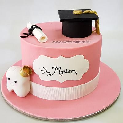 Medical Graduation design cake - Cake by Sweet Mantra Homemade Customized Cakes Pune