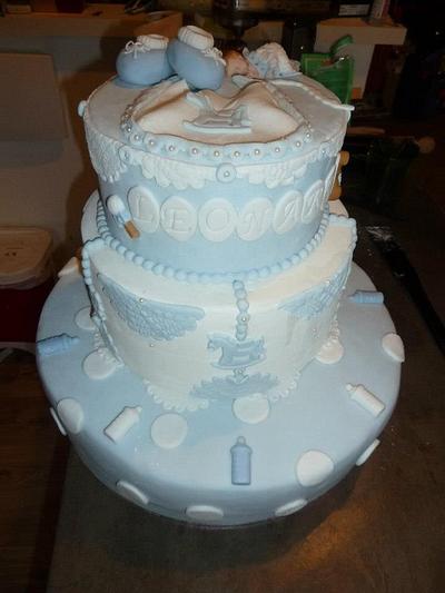 Welcome Leonardo !  - Cake by CupClod Cake Design